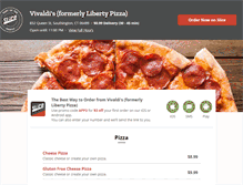 Tablet Screenshot of libertypizzasouthington.com